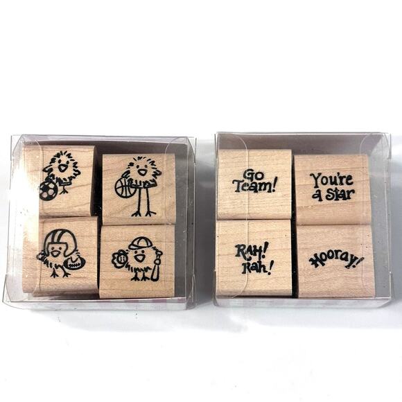 DeNami Sports Chicks Stamp Sets - Picture 1 of 1